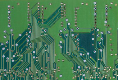  Bilgisayar ana kartının devre kartı arkaplanı