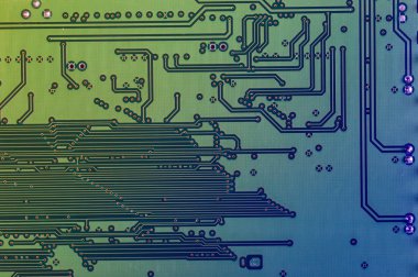  Bilgisayar ana kartının devre kartı arkaplanı