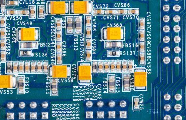 Bilgisayar ana kartının devre kartı arkaplanı