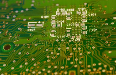  Bilgisayar ana kartının devre kartı arkaplanı