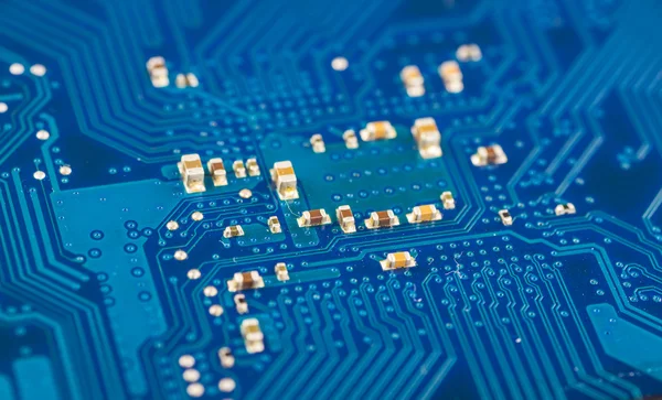 Circuit board background of computer motherboard — Stock Photo, Image