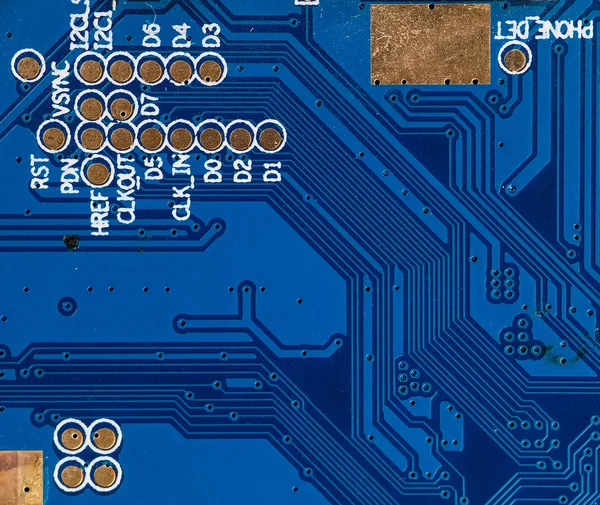 Circuit board achtergrond van computer moederbord — Stockfoto