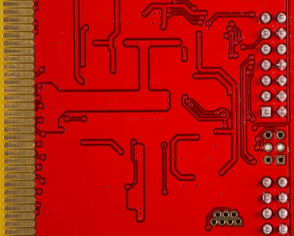 Circuit board achtergrond van computer moederbord — Stockfoto