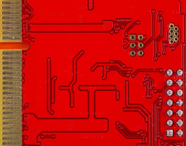 Fondo de placa de circuito de la placa base del ordenador — Foto de Stock