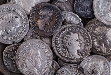 Roma İmparatorluğu'nun antik sikke.