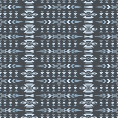 Aztekler yazdırma kesintisiz geometrik desen