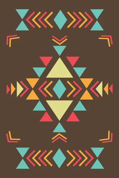 Vorlage: Navajo abstrakte Grußkarten — Stockvektor