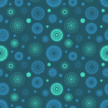 Holiday Background, Snowflake Abstract Background, Snowflake Pattern.