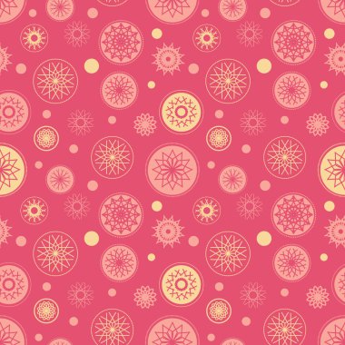 Holiday Background, Snowflake Abstract Background, Snowflake Pattern.