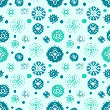 Holiday Background, Snowflake Abstract Background, Snowflake Pattern.