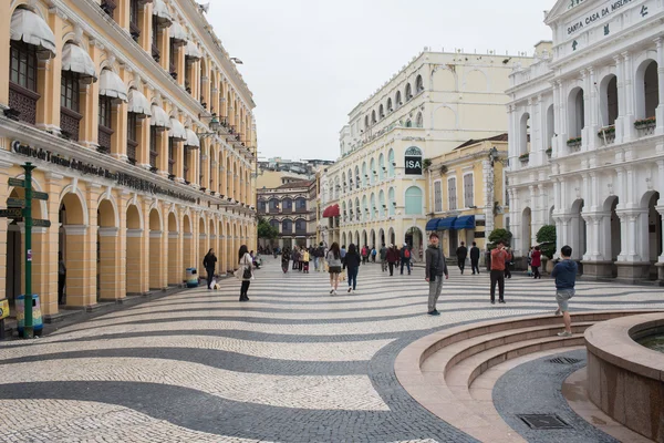 Arata Meydanı - Macau tarihi merkezinde — Stok fotoğraf