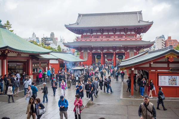 Il Kaminarimon (Porta del Tuono) - Porta del Tempio di Sensoji — Foto Stock