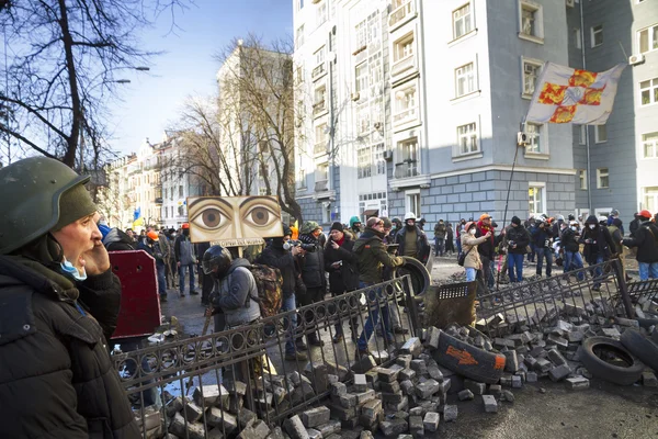 Protestando a la gente que lucha por sus derechos — Foto de Stock