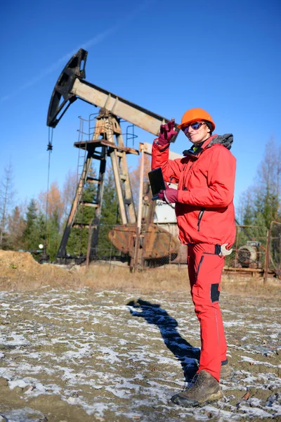 Antico Giacimento Petrolio Gas Nei Carpazi Ucraini Iniziato Sotto Austria — Foto Stock