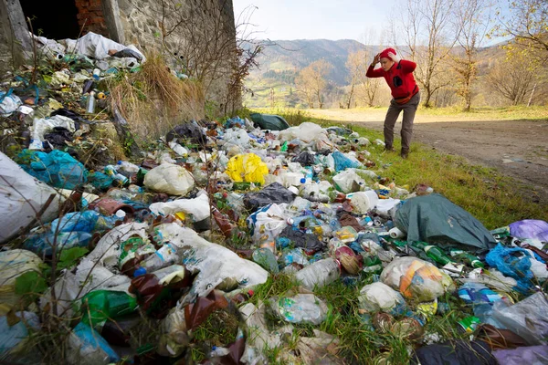 Hotel Abandonado Las Montañas Utilizado Por Los Lugareños Turistas Como —  Fotos de Stock