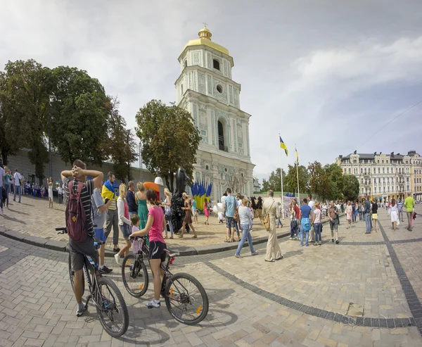 Dzień Niepodległości w Kijowie — Zdjęcie stockowe