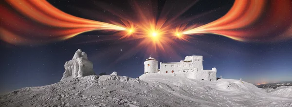 カルパティア山脈の古代天文台 — ストック写真