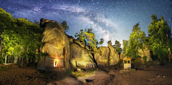 Rocks Dobush Night Лицензионные Стоковые Фото