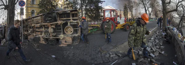 Bevrijd van regeringstroepen Euromaidan — Stockfoto