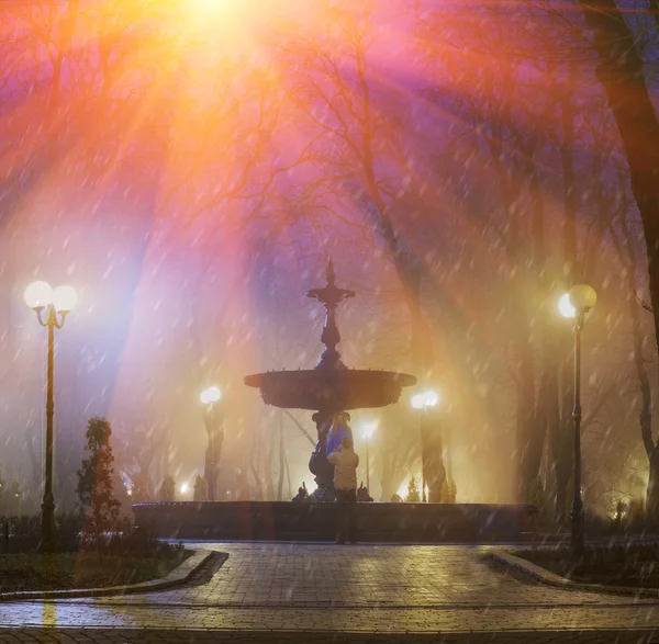 Fontaine dans le parc Mariinsky — Photo