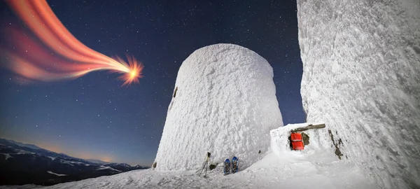 Oude Observatorium van de Karpaten — Stockfoto