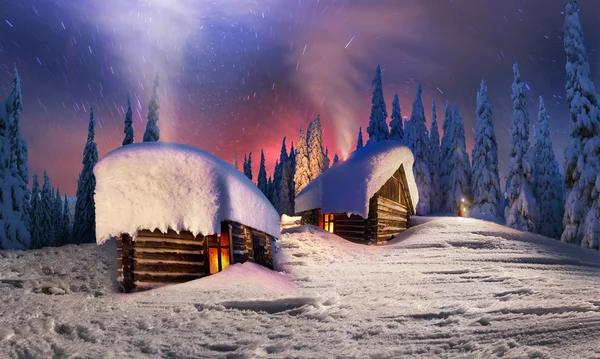 Navidad en las montañas Cárpatas —  Fotos de Stock