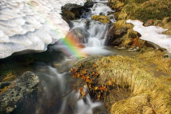 Cascade sur la rivière Prut — Photo