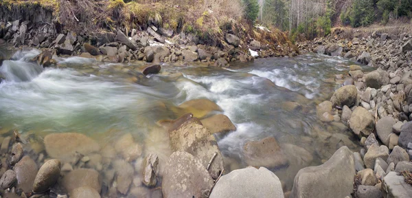 Mountain River Black Cheremosh Scorre Veloce Verovina Montagne Selvagge Con — Foto Stock