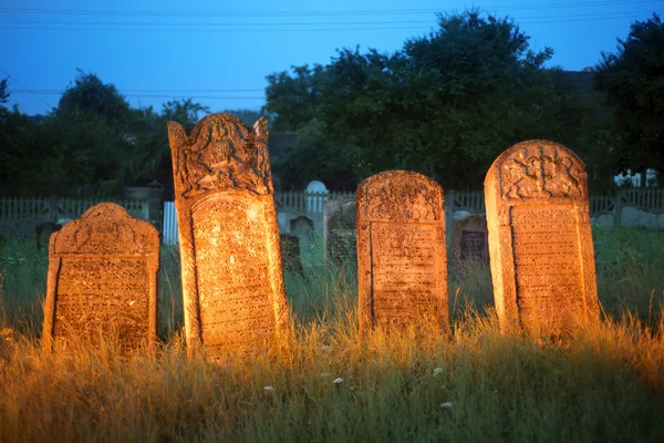 Karaita temető hajnalban — Stock Fotó
