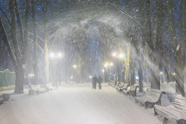 マリイン スキー場の降雪 — ストック写真