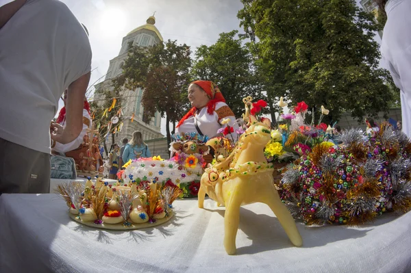 Dzień Niepodległości w Kijowie — Zdjęcie stockowe