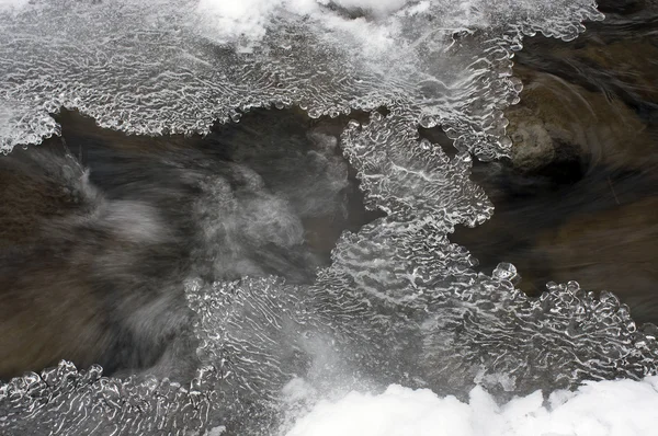 얼어붙은 계곡 — 스톡 사진