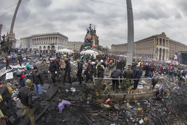 Libérés des troupes gouvernementales Euromaidan — Photo