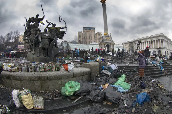 Befreiung von Regierungstruppen am Euromaidan — Stockfoto