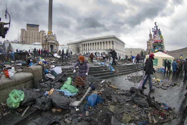 Libérés des troupes gouvernementales Euromaidan — Photo