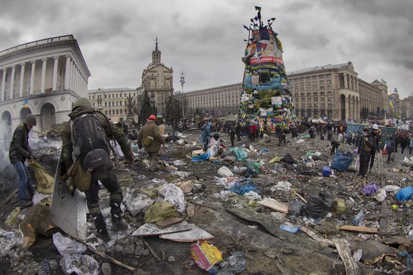 Hükümet birlikleri Euromaidan serbest — Stok fotoğraf