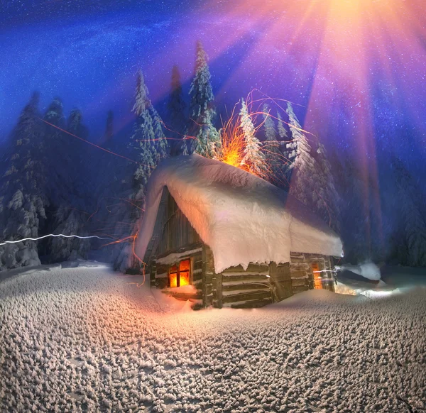 Weihnachten in den Karpaten — Stockfoto