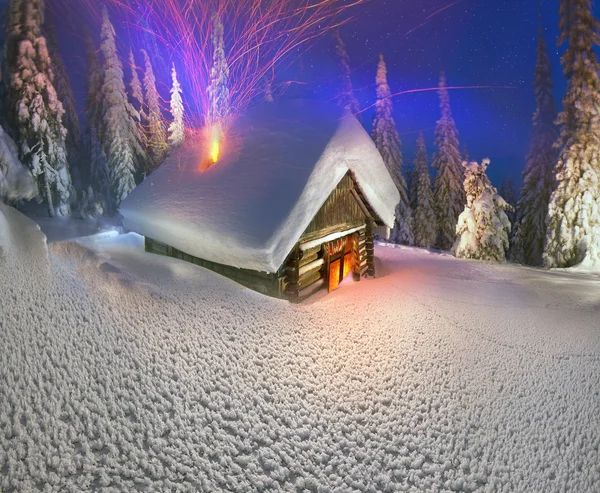 산의 요정 하우스 — 스톡 사진