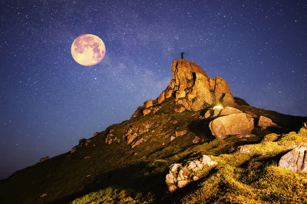 Rocks in wild mountains — Stock Photo, Image