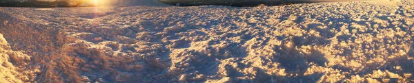 Śnieg fantastyczne wzory — Zdjęcie stockowe