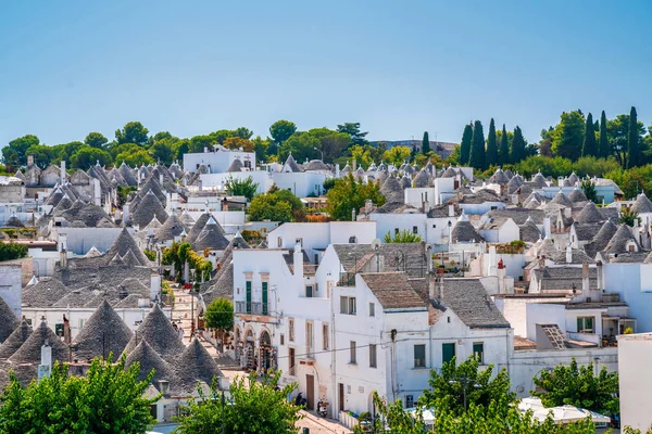 Maisons Traditionnelles Trulli Alberobello Province Bari Région Pouilles Italie Belle — Photo