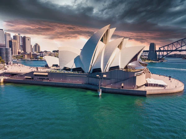 Juni 2020 Sydney Australien Vacker Antenn Utsikt Över Sydney Stad — Stockfoto