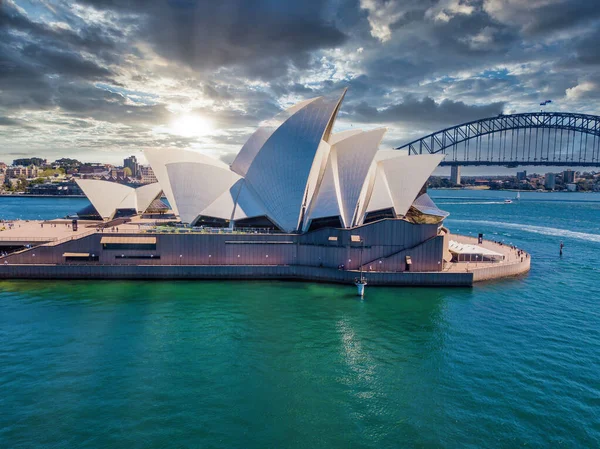 Junho 2020 Sydney Austrália Bela Vista Aérea Cidade Sydney Cima — Fotografia de Stock