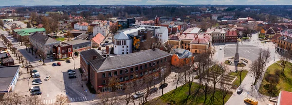 Cesis Latvia May 2021 Aerial View Beautiful City Cesis Latvia — 图库照片