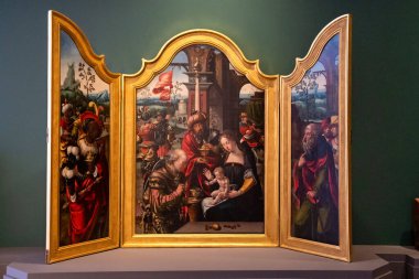 Beautiful old paintings from the medieval times.