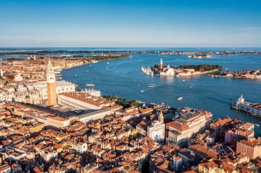 San Marco meydanının ikonik hava manzarası