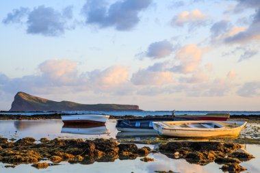 Mauritius Adası'nın güzel sahil şeridi