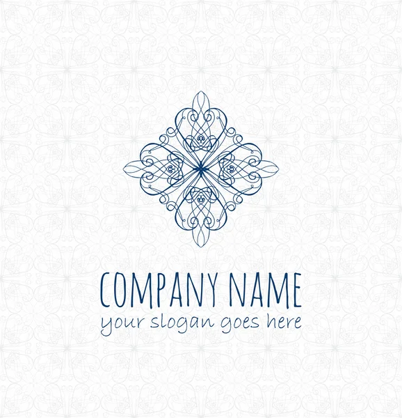 Diseño de logotipo decorativo elegante . — Foto de Stock