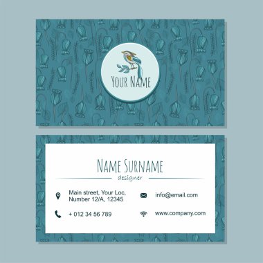 visiting card business card template  clipart