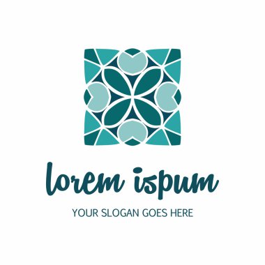 Vektör soyut logo tasarım öğesi. Şirket amblemi simgesi 